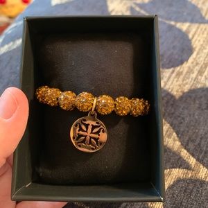 Rustic Cuff bracelet, gold